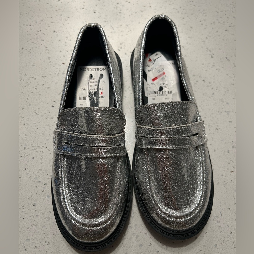 Nordstrom Silver Kids 2 Loafer